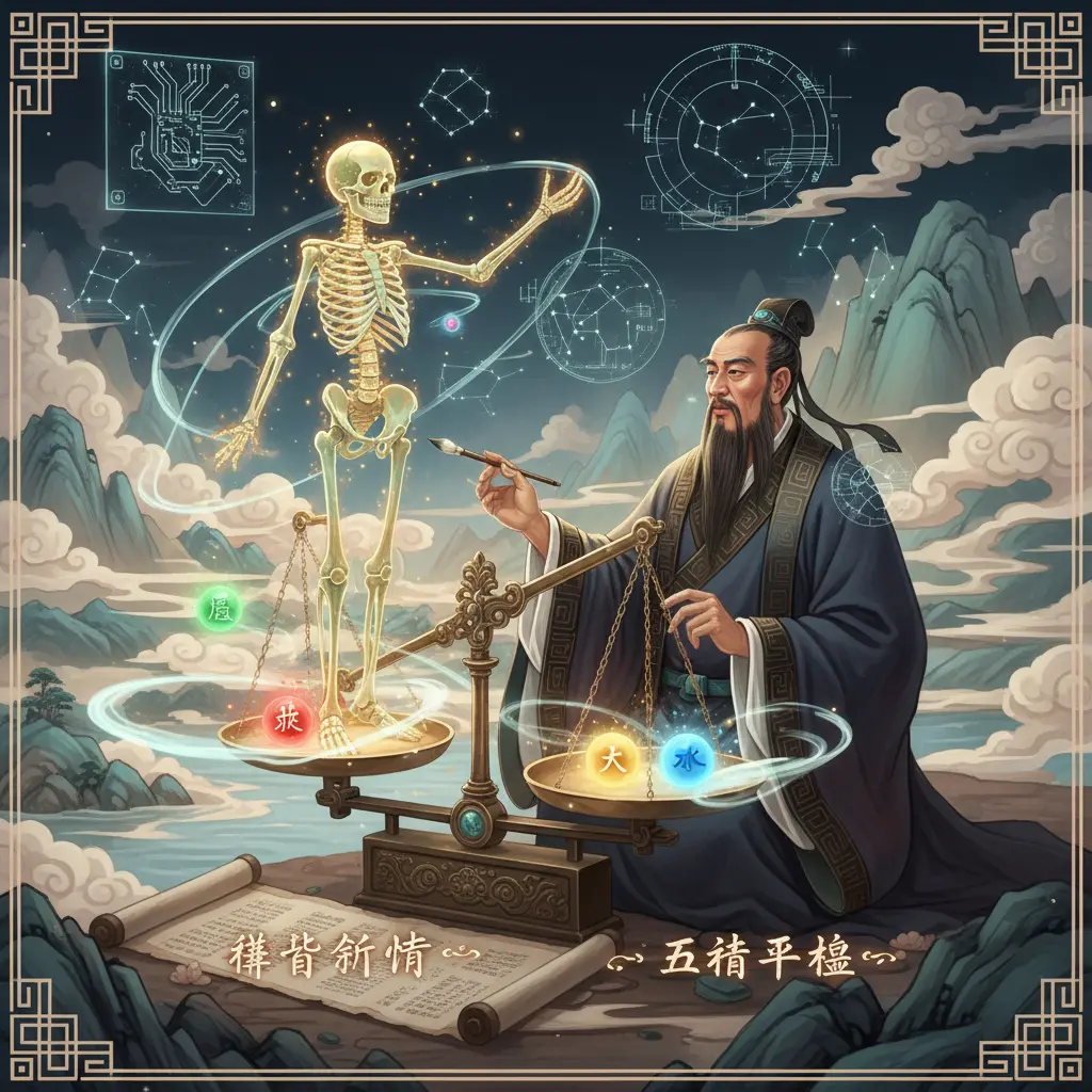 五行平衡 - 稱骨算命