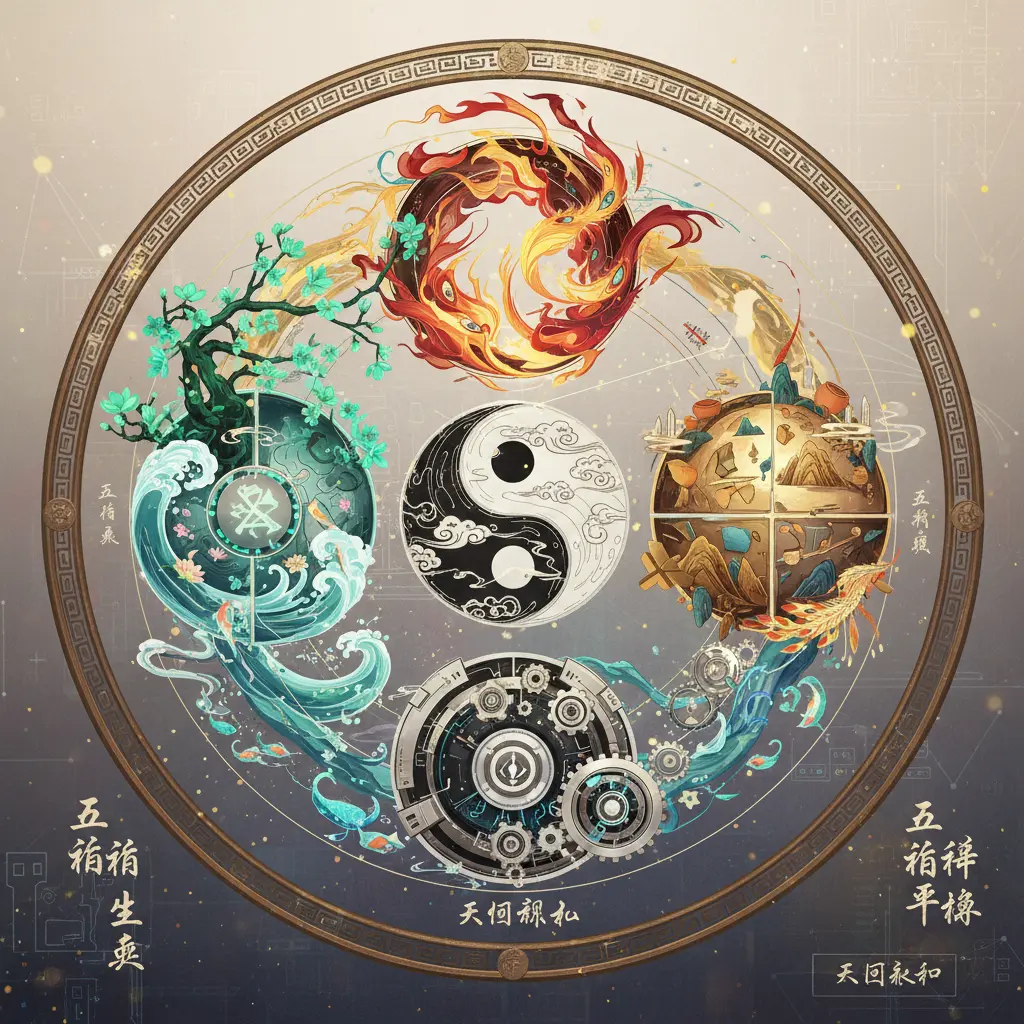 五行平衡 - 五行生剋