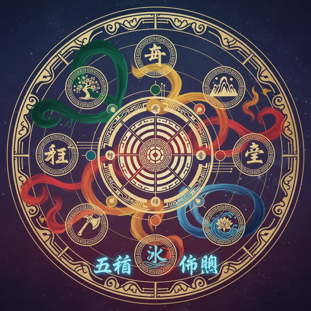 八字 命盤 - 五行