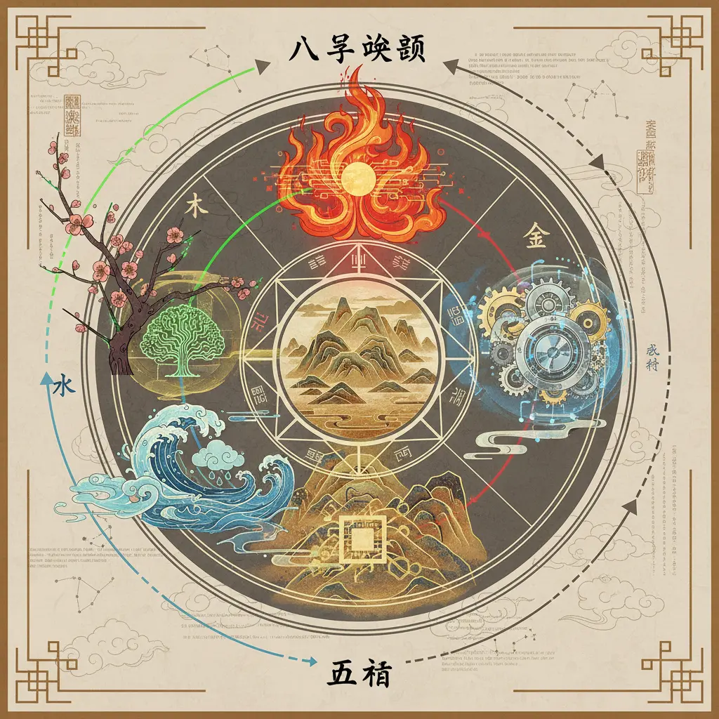 八字查詢 - 五行