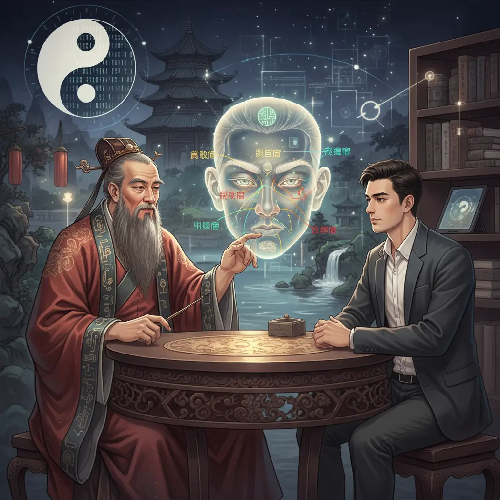 算命師傅 - 面相學