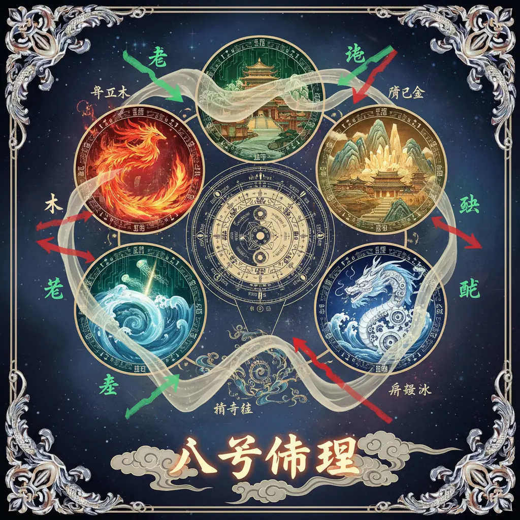 八字命理 - 五行生剋