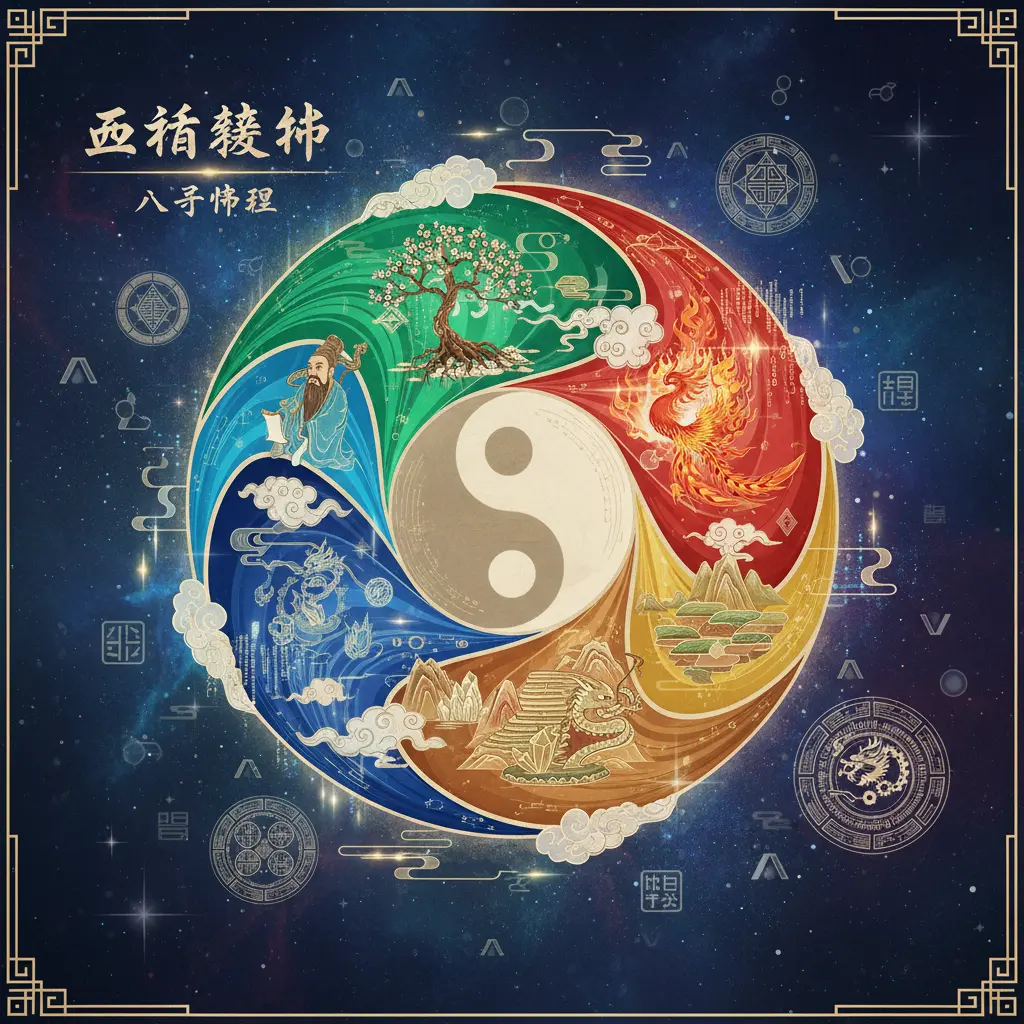 八字命理 - 五行結構